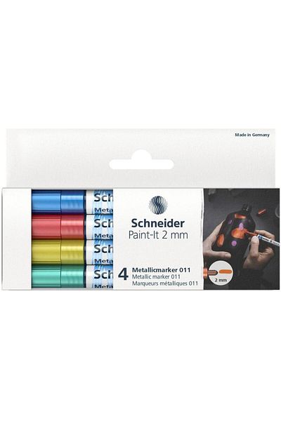 SCHNEIDER Marker metalic Paint-It 011 2 mm Set 2