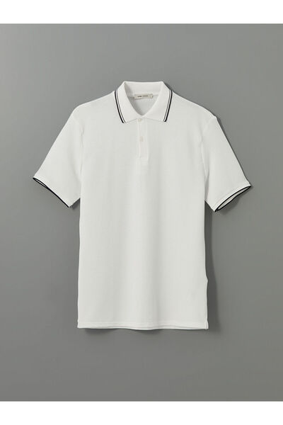 LC Waikiki Quality Parts from Celebi Store |   Polo Neck Men's Textured T-Shirt