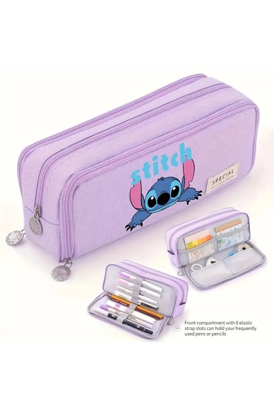 GlassySKY Cutie de creioane de mare capacitate Suport pentru pix Articole de papetărie pentru mai multe secțiuni, elevi de gimnaziu din școala primară