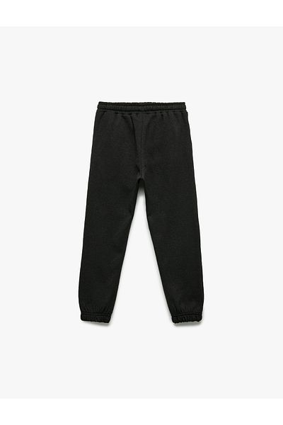 Koton Pocket Detailed Hooded Printed Jogger Sweatpants