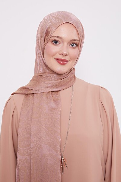 Levidor Pink Ethnic Pattern Italian Jacquard Shawl