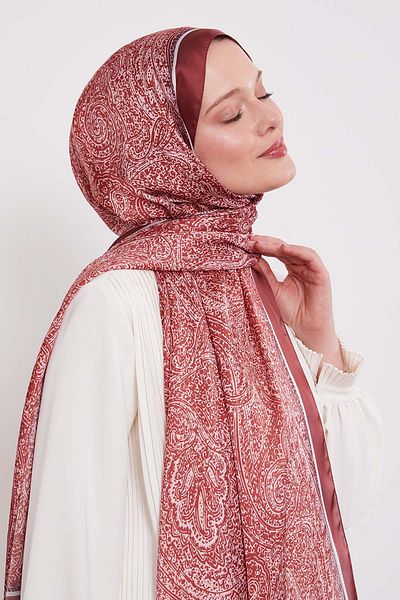 Levidor Tile Mixed Pattern Indian Silk Shawl