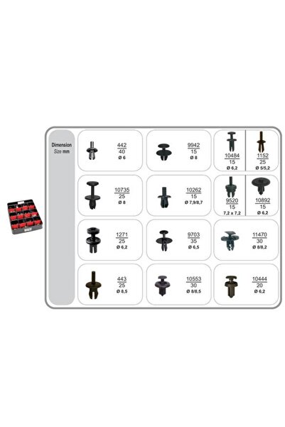 RESTAGRAF 70404, Set de întinzătoare