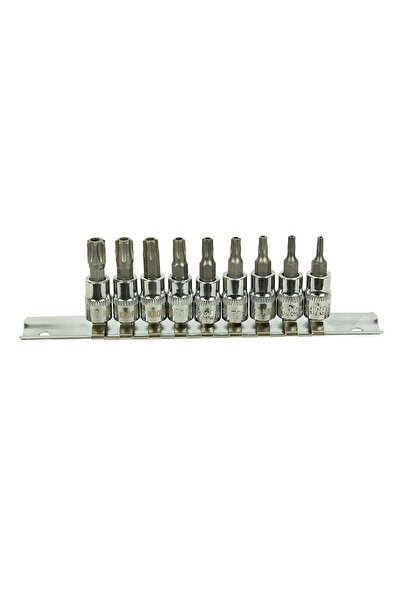 KROFTOOLS SET TORX 1/4 9 PIESE T10-T50