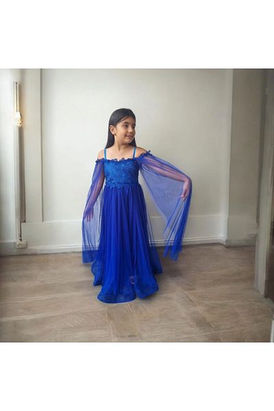 Ahsenimbebe Lace Roba Girl's Evening Dress
