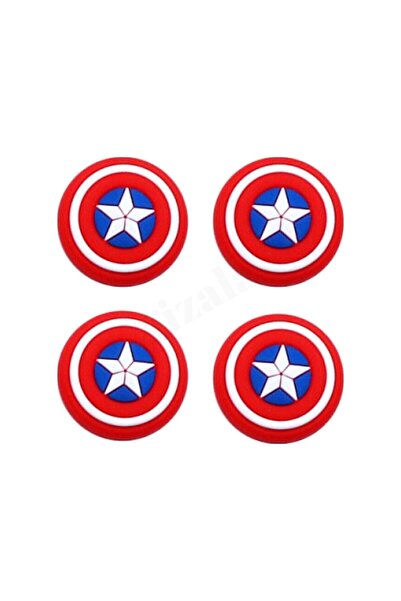Doreka Ps3-ps4-ps5-xbox Joystick Kol Analog Koruyucu Captan America 2 Ad