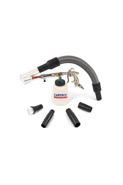 GEBOTOOLS PISTOL PNEUMATIC PT SPALAT TAPITERII TORNADOR CU ADAPTOR VACUUM GEB...