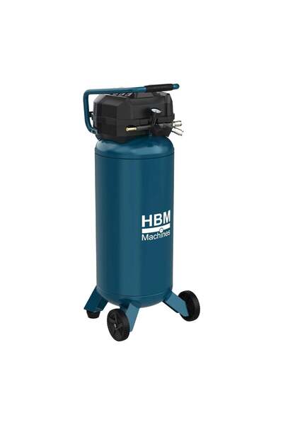 HBM Machines COMPRESOR VERTICAL HBM OLANDA 50L FARA ULEI, 10 BAR, 180 L/MIN, ...
