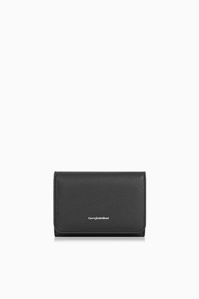 CENGİZ PAKEL Cengiz Pakel Small Size Magnet Women's Wallet/Portfolio – 65297 - Black/Green