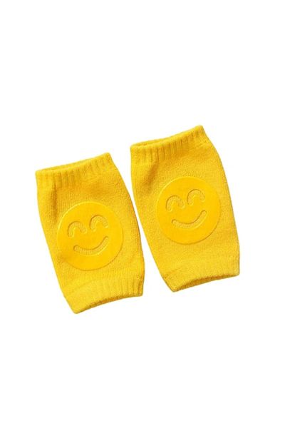OEM Set of 2 Non-Slip Knee Pads for Babies, Yellow