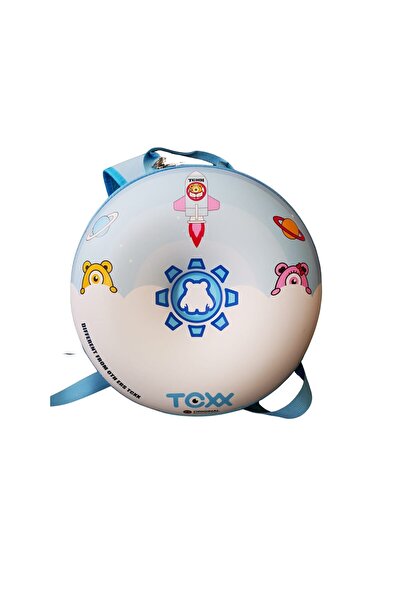 OEM Ghiozdan Gradinita model Gogoasa 3D nave spatianle, 27,7 x 12,6 cm, albastru