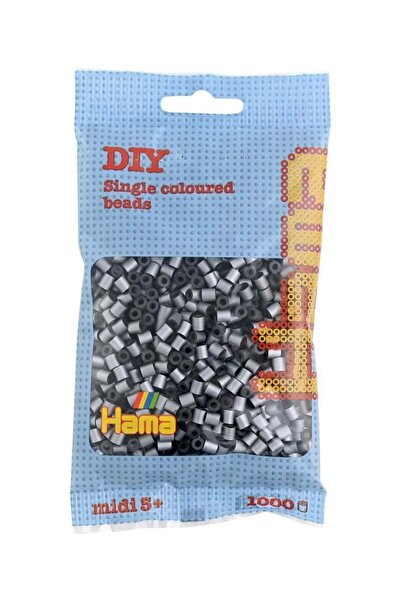 Hama Midi Boncuk 1000'lik - Gümüş Rengi