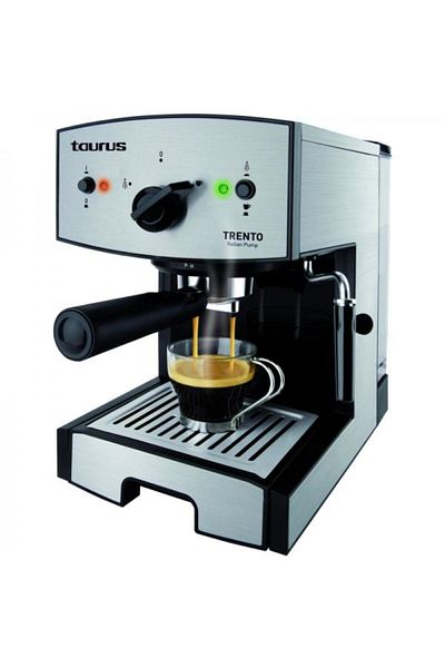 Taurus Espressor manual Trento, 1350W, 1.2l, 15 bari, Inox