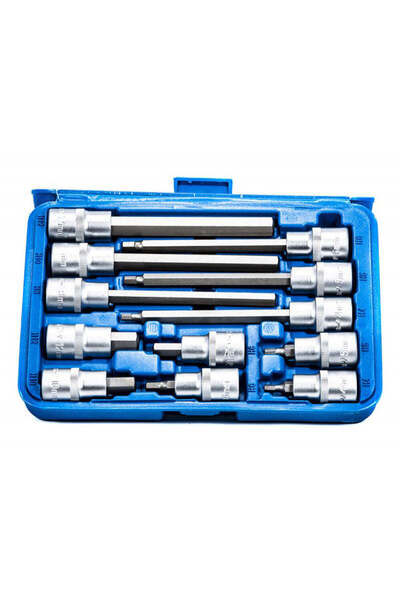 Techman TRUSA BITI IMBUS HESAGON ½ LUNGI SI SCURTE H4-H12 12 PIESE