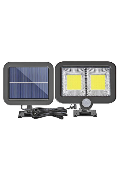 K KATHODE Lampa cu incarcare solara si panou solar,108 xLED COB,senzor de lum...