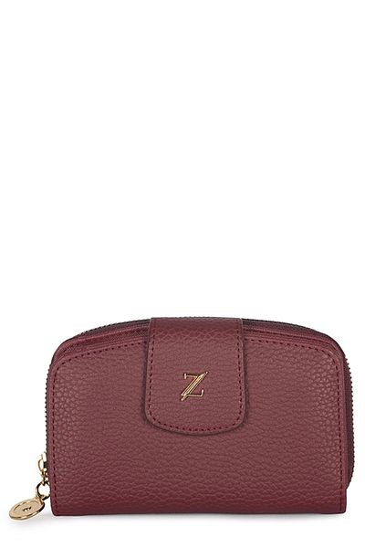 Zühre Burgundy Mini Wallet Zc022