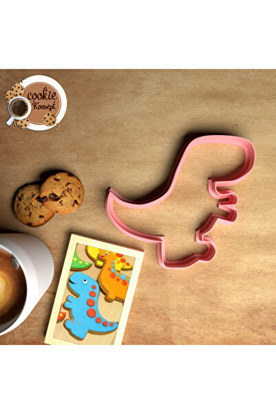 CookieKonsept مجموعة قوالب استحمام الطفل على شكل ديناصور - متوافقة مع البسكوي...