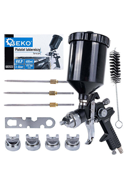 GEKO PISTOL DE VOPSIT HVLP CU 4 DUZE 1.3 / 1.4 / 1 / 2.0