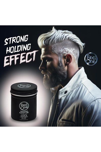 Red One Red One Hair Wax for All Hair Types, 100ml, Strong Hold with Matte Finish