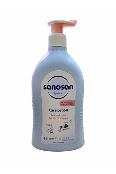 Sanosan لوشن العناية بالطفل - يهدئ ويرطب البشرة لمدة 24 ساعة - للأطفال منذ ال...