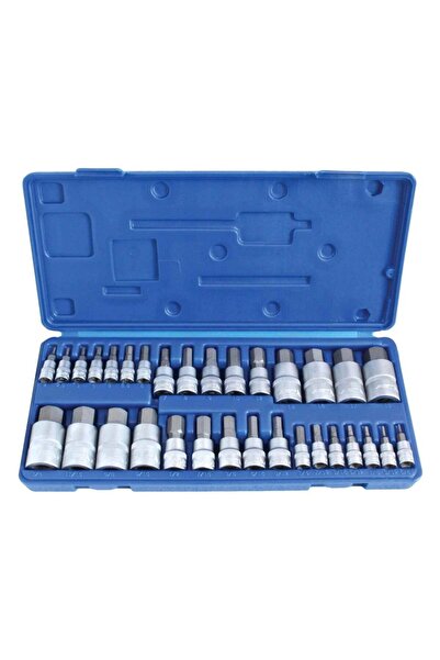 ASTA POLAND TRUSA BITI IMBUS HEXAGONALE 1/4 3/8 1/2 2-19MM 32 PIESE