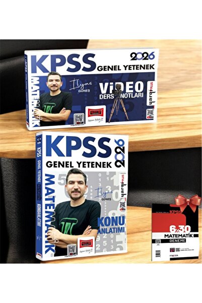Yargı Yayınları Ilyas Güneş 2026 Kpss Matematik Video Ders Notları-2026 Kpss ...