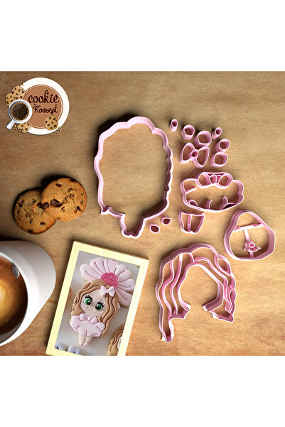 CookieKonsept مجموعة قوالب استحمام الطفل ملاك # 3 – متوافق مع الكعك والعجين و...