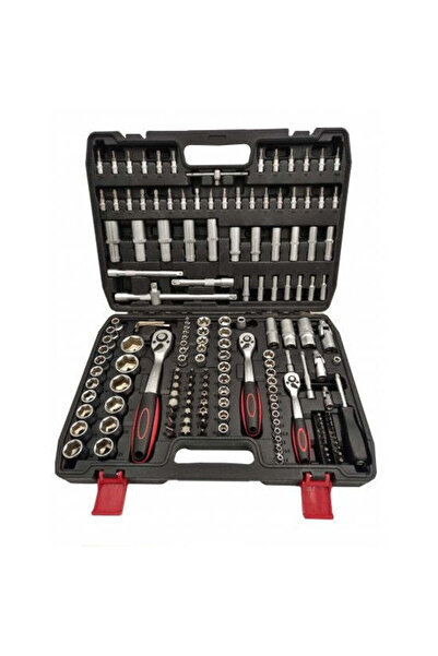 KB GLOBAL TRUSA DE SCULE 171 PIESE CHEI TUBULARE CLICHET 1/4 3/8 3/4