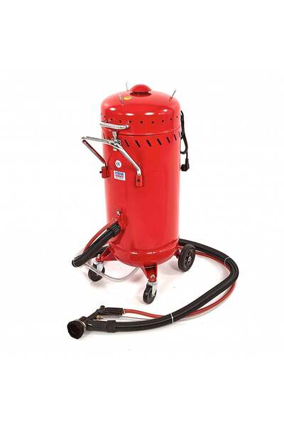 HBM Machines APARAT DISPOZITIV DE SABLAT EXTERIOR CU ASPIRATIE 105L