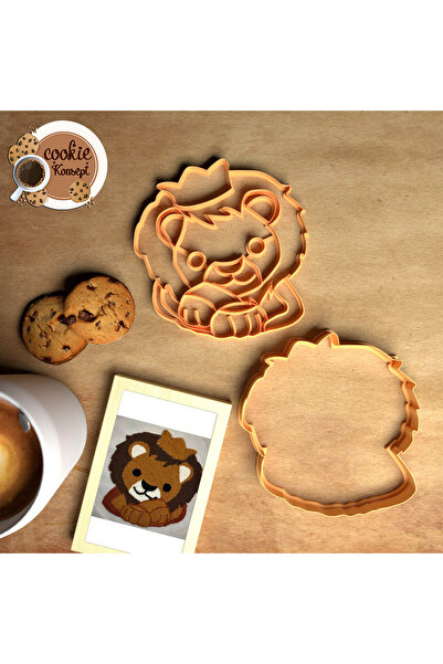 CookieKonsept مجموعة قوالب استحمام الطفل أسد سفاري - متوافقة مع البسكويت والعجين والطين