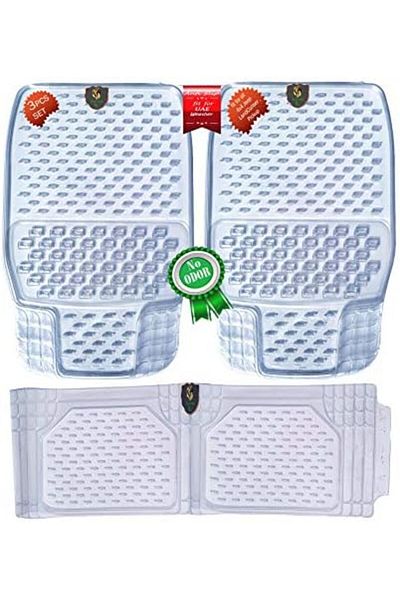 Master FLAK Tech Transparent Car Mat Set Clear 3 pieces Floor mats Exact fit