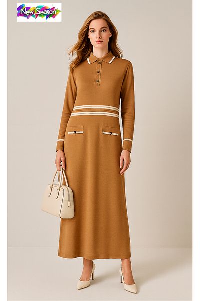 semela KNOB DETAILED KNITWEAR DRESS