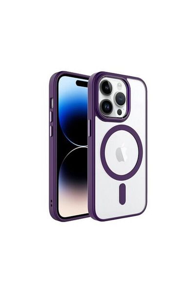 SOHO MagSafe Case for Apple iPhone 13 Pro, Full Cover, Frosted Acrylic Color Big Hole, Magnetic, Wireless