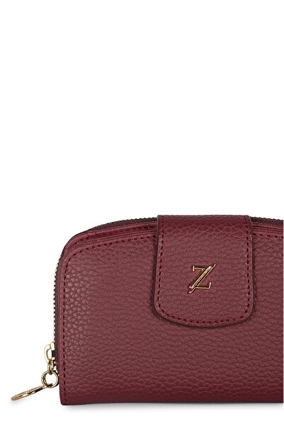 Zühre Burgundy Mini Wallet Zc022