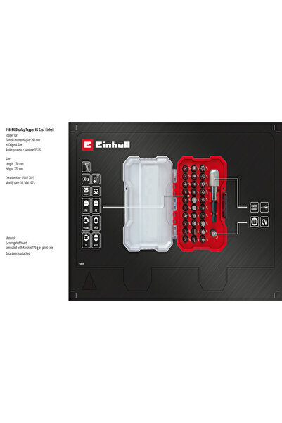 Einhell Delici ve Vidalama uç seti 32 parça, XS-CASE kutu - 49118694