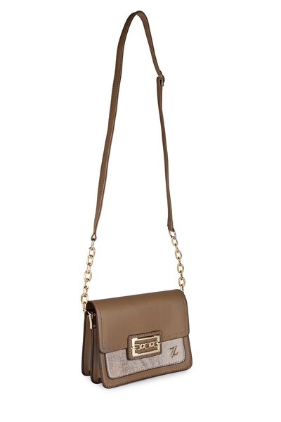 Zühre Accessory Detailed Mink Shoulder Bag Z0015