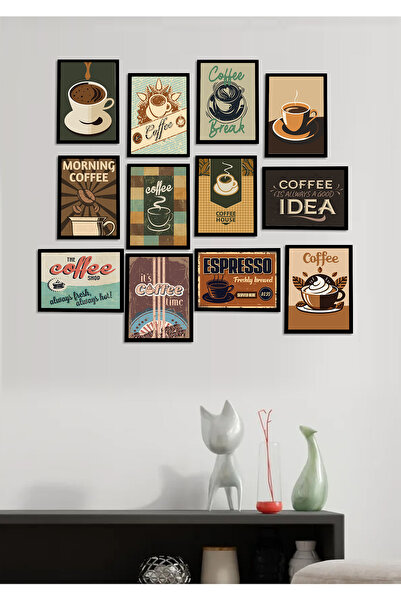 Harikabirev ΣΕΤ 12 ΤΕΜΑΧΙΩΝ MDF ΤΡΑΠΕΖΙ ΚΟΥΖΙΝΑΣ-ΣΑΛΟΝΙ-ΤΟΙΧΟΥ-ΚΑΦΕ ΜΑΥΡΟ | ΠΡΟΣΘΕΤΗΡΑΣ ΕΝΤΟΝΟΜΑΤΙΚΟΣ ΤΥΠΟΣ 12 ΛΙΜΕΝΤΑΙΔΕΣ