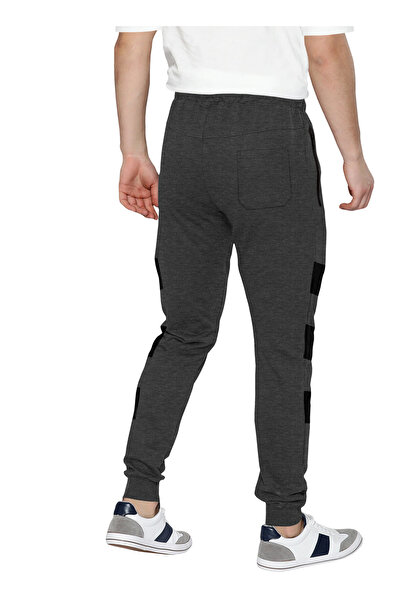 LAUREN SMITH Athletic Men’s Track Pant 100%Cotton Comfortable , Elastic Waist & Zipper Pockets-