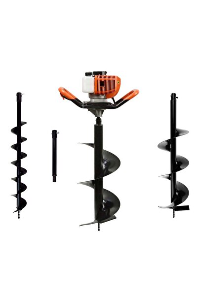 GEKO MOTOBURGHIU FOREZA DE PAMANT CU 3 BURGIE 62CC, 1.4KW