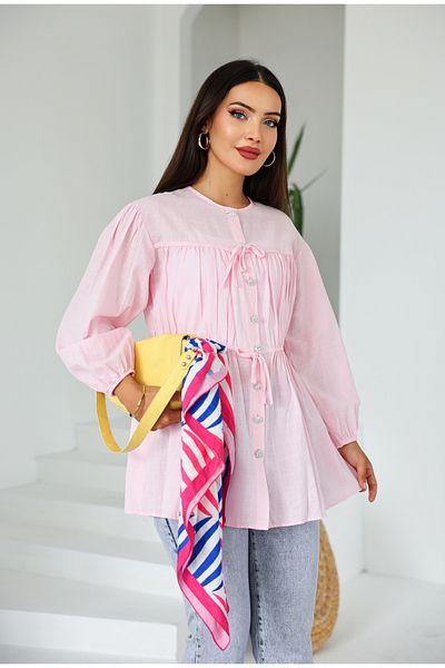 Vegove Tunic with Drawstring Detail