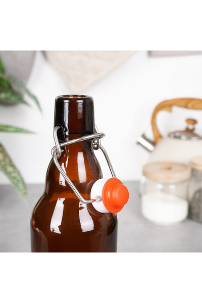 shumee Glass bottle with clip 340 ml