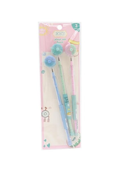 Roco قلم رصاص ميكانيكي مع ممحاة متوسط 0.7 مم