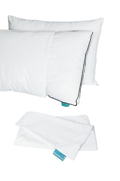 Zaprus Waterproof Pillow Protector Pack of 4, Premium Quality 75 x 50 cm Soft 100% Cotton Pillows Cover