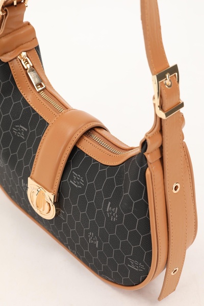 AYK'S Geantă de mână și de umăr pentru femei Black Camel 930211