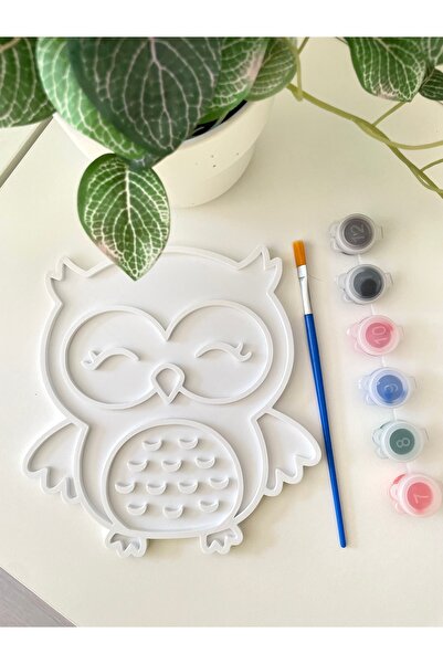 By Selen Suyolcu Baykuş Çocuk Boyama Seti