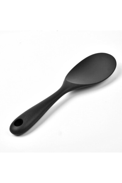 Kiesa Ultra-Hard Tip Silicone Rice Spoon Durable Fireproof Non-Stick Anti-Scratch Rice Scoop Spoon 22cm