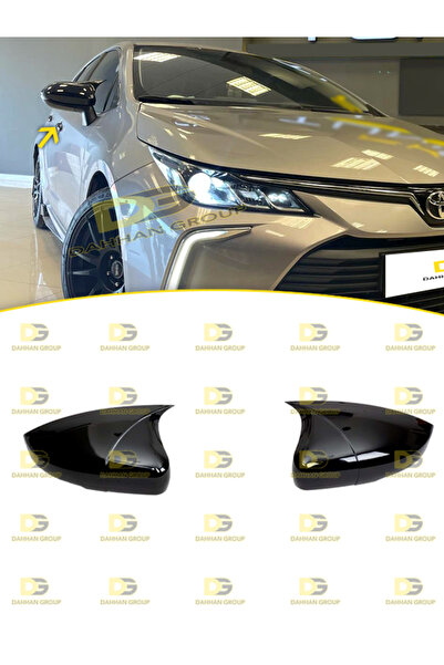 DG Power Toyota Corolla E210 2018 ve Sonrası Batman Yarasa Ayna Kapağı Parlak...