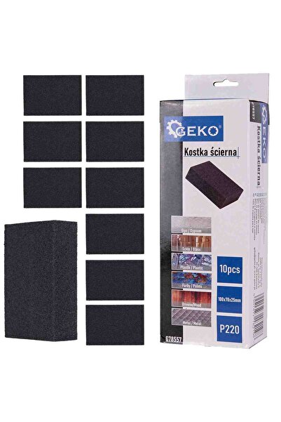 GEKO BURETE ABRAZIV PENTRU SLEFUIRE P220 70x100x25MM