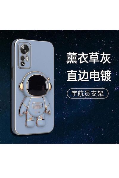 SOHO Protective Cover 2 in 1 for Huawei Mate 60 Pro, Astronaut with Stand, TPU, Blue