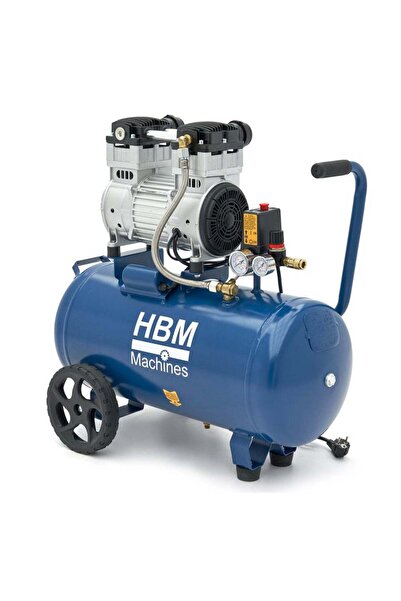 HBM Machines COMPRESOR SILENTIOS ZGOMOT REDUS FARA ULEI 50L 1500W HBM